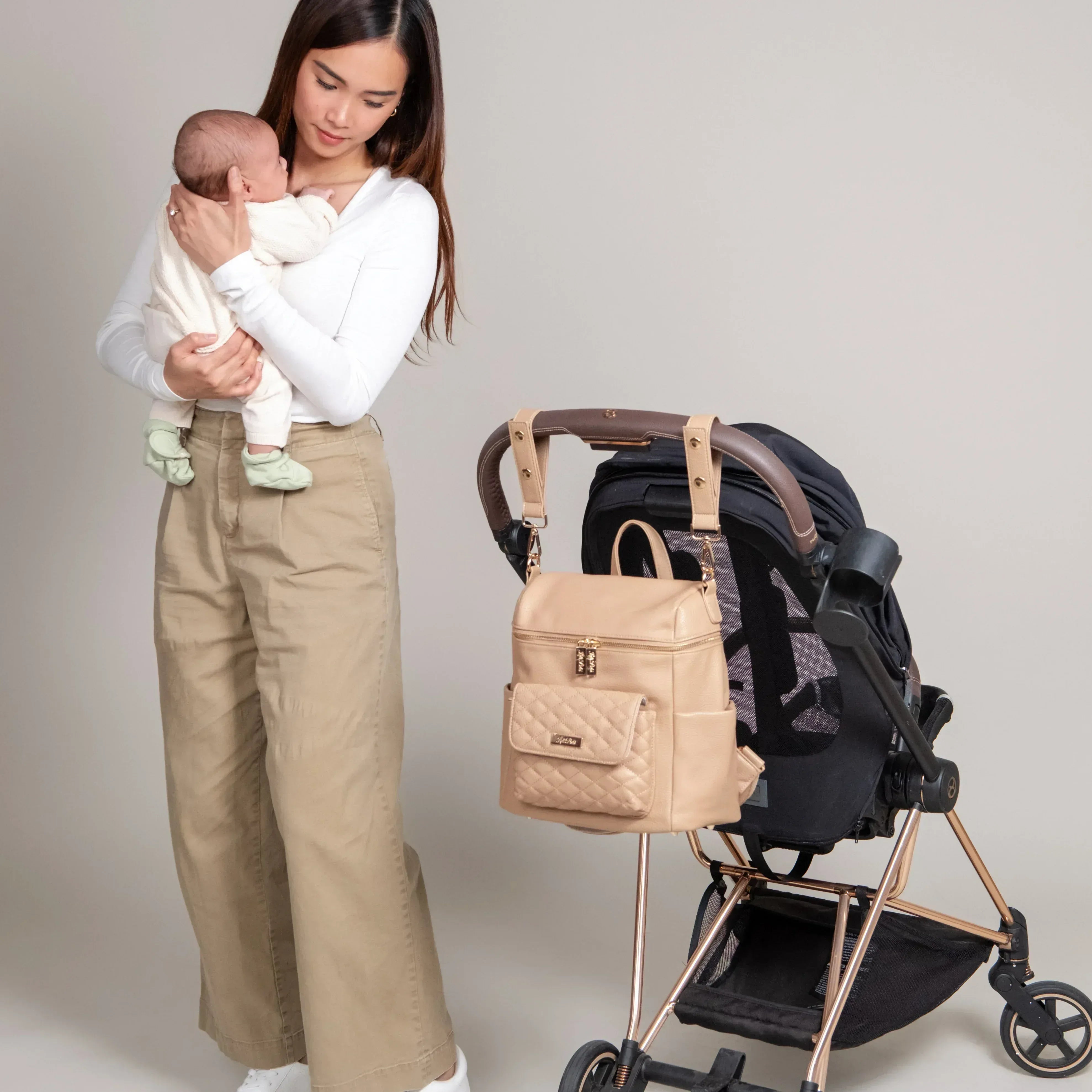 Petit Diaper Bag Pearl White