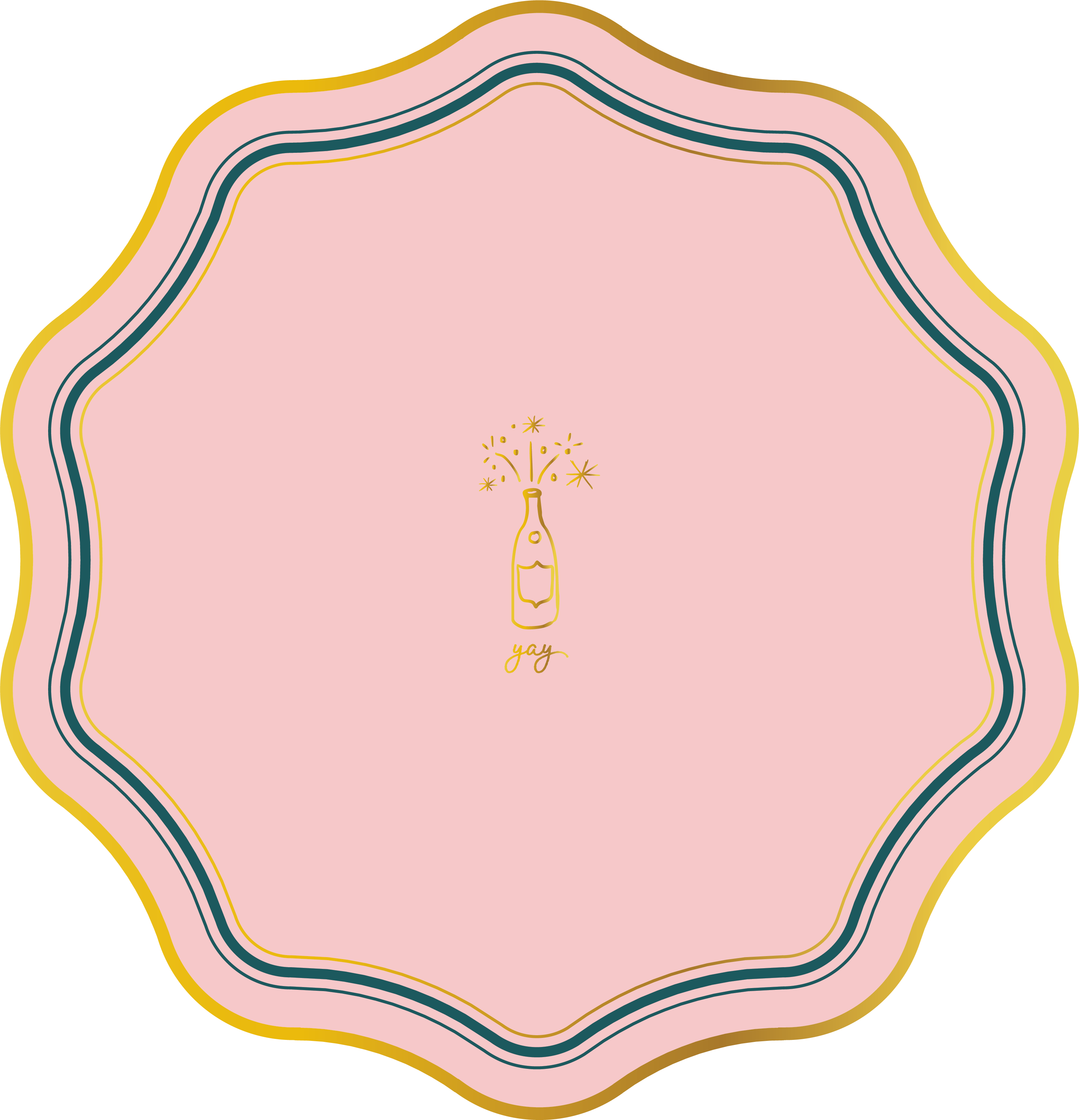Yay Icon Party Plates
