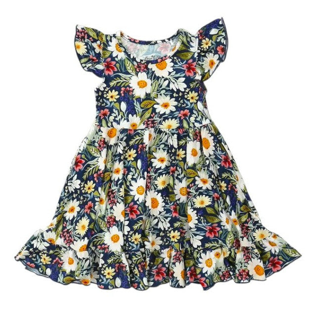 Daisy Blue Twirl