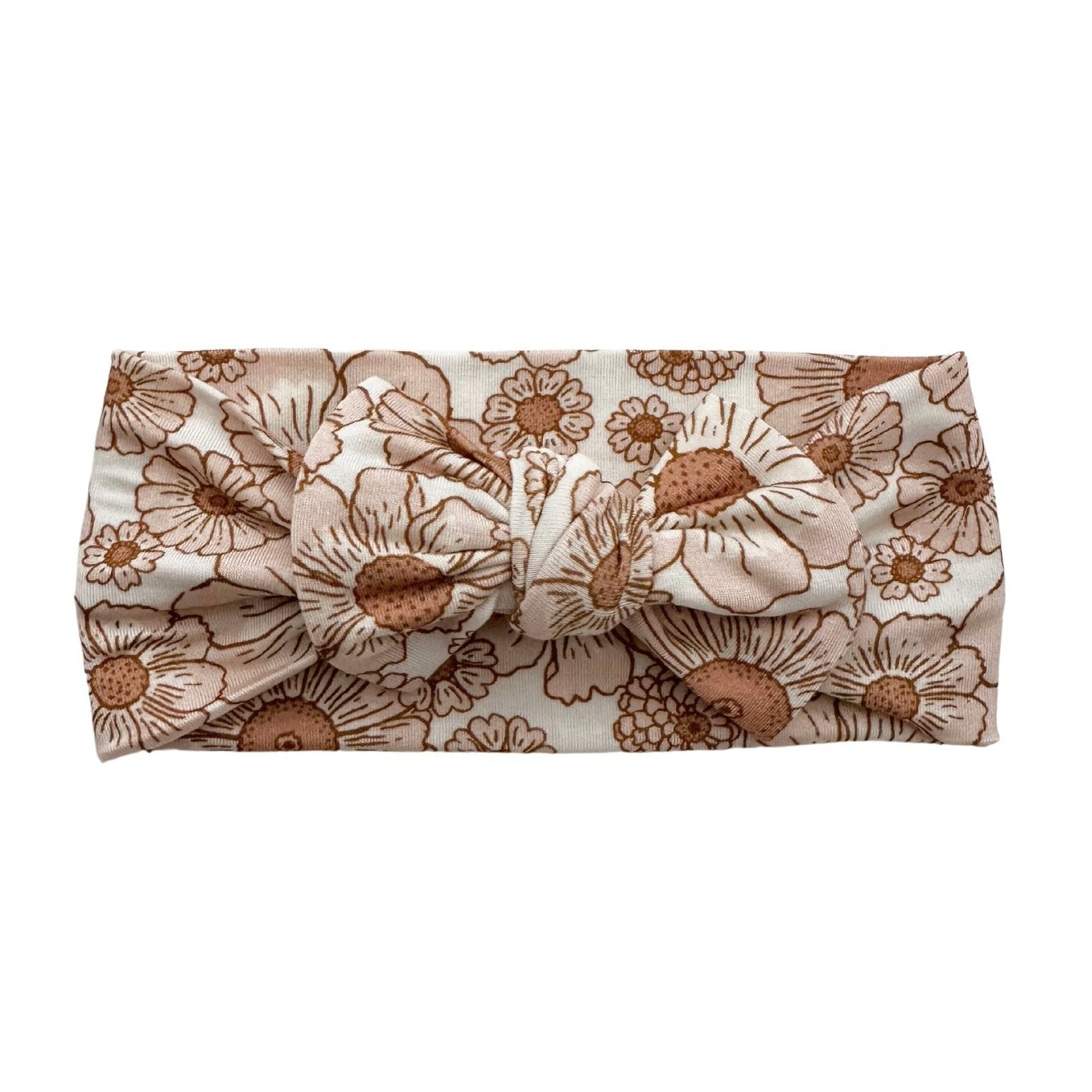 Knotted Headband - Flower Garden