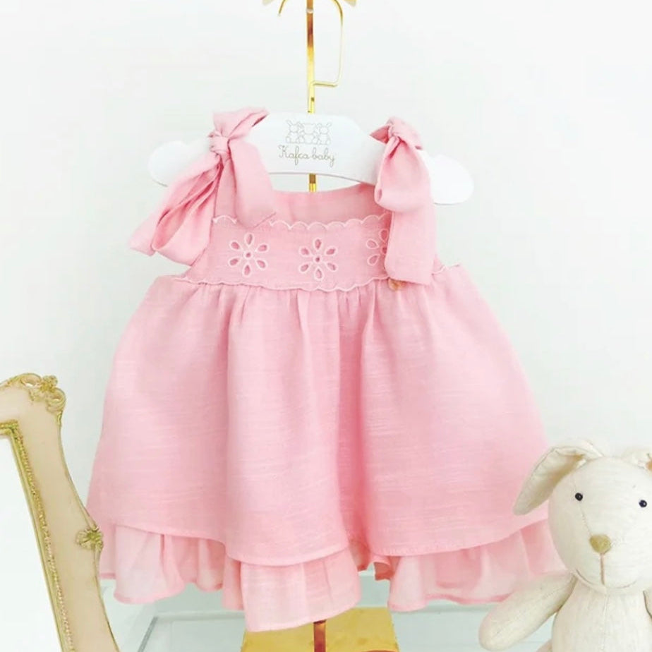 Pale Pink Cotton Voile Dress