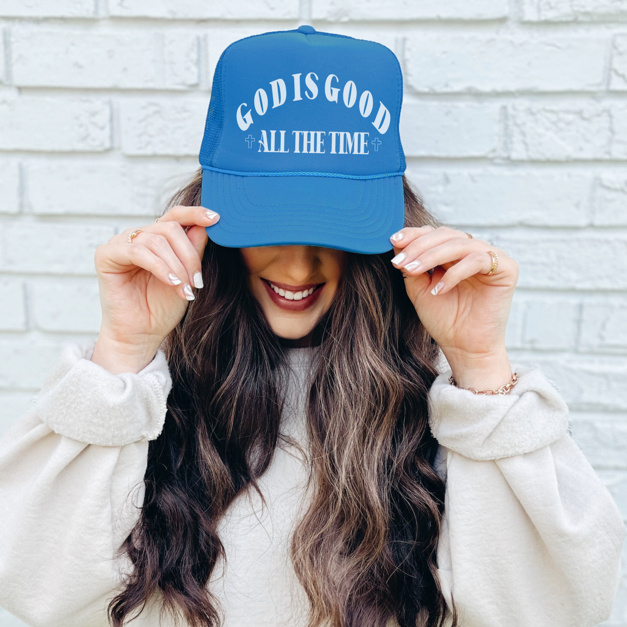 God Is Good Trucker Hat