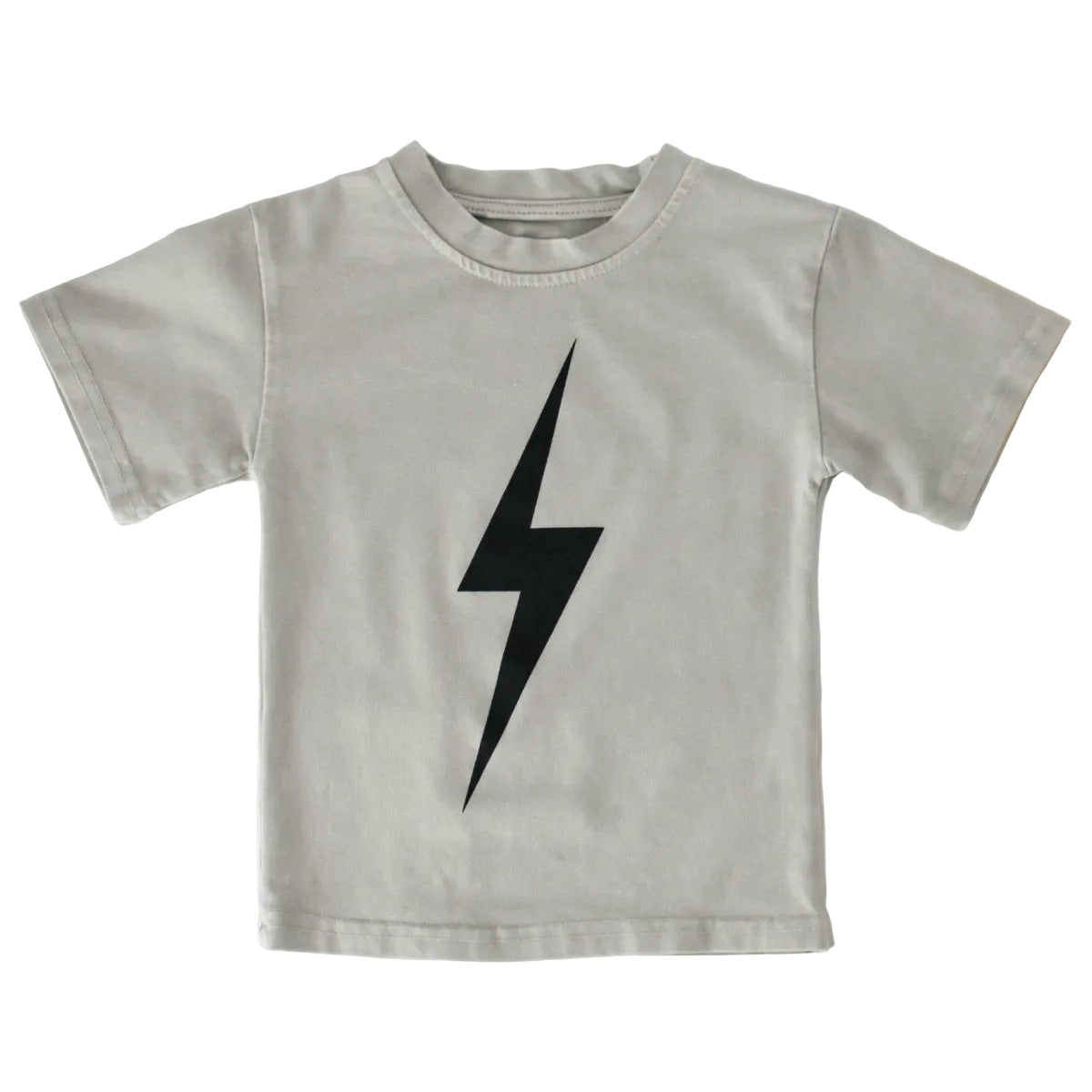 GREIGE ACID-WASH SPARK TEE