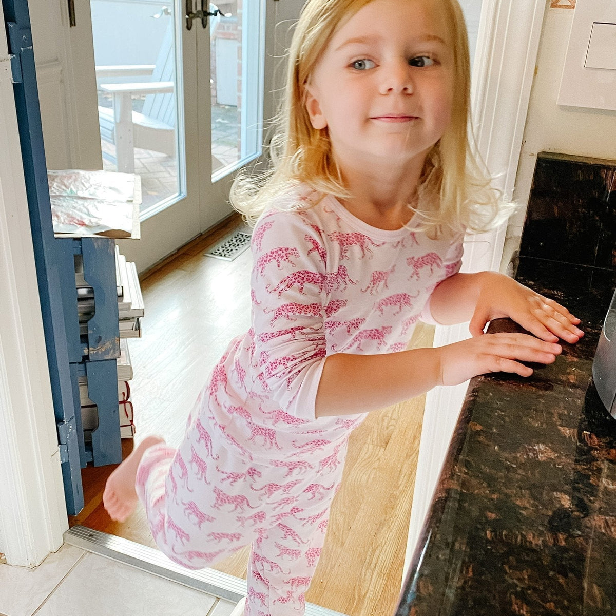 Pink Cheetah Pajama Set