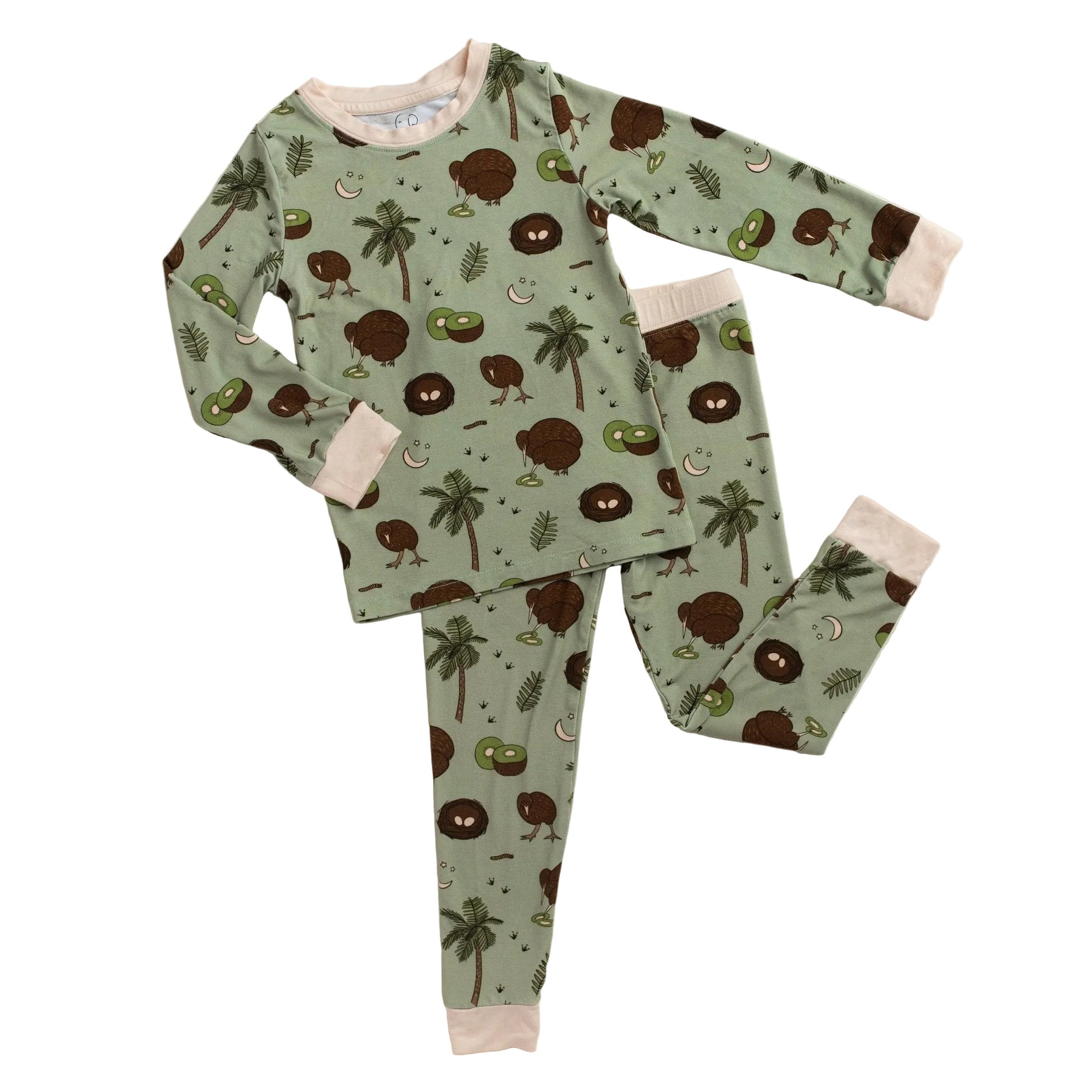 Kiwi Bird Kids Two-Piece Pajamas
