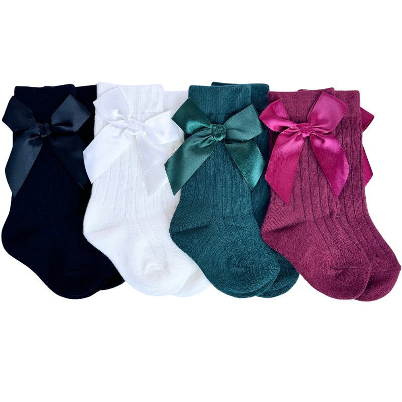 Martha Bow Front Midi Socks