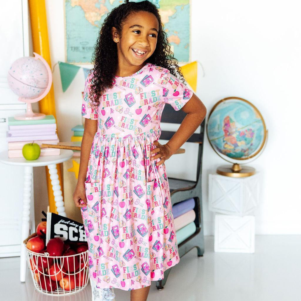 1st Grade S/S Pocket Twirl Dress