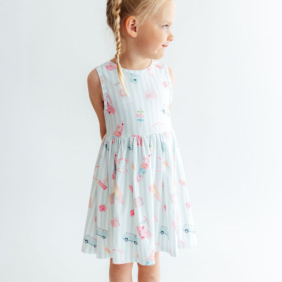 Malibu Girl Tank Twirl Dress