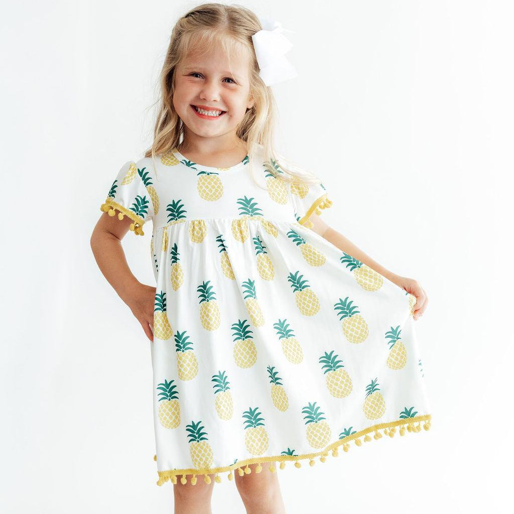 Pineapple Pom Pom Dress