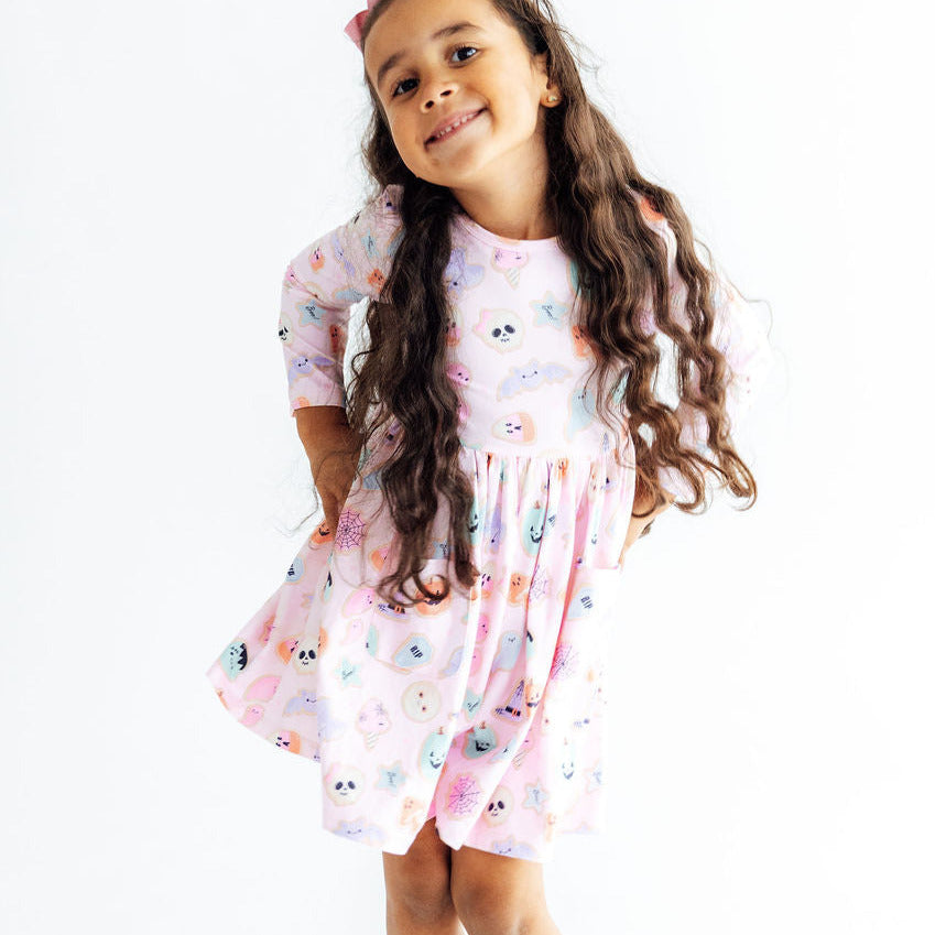 Sugar Rush L/S Pocket Twirl Dress