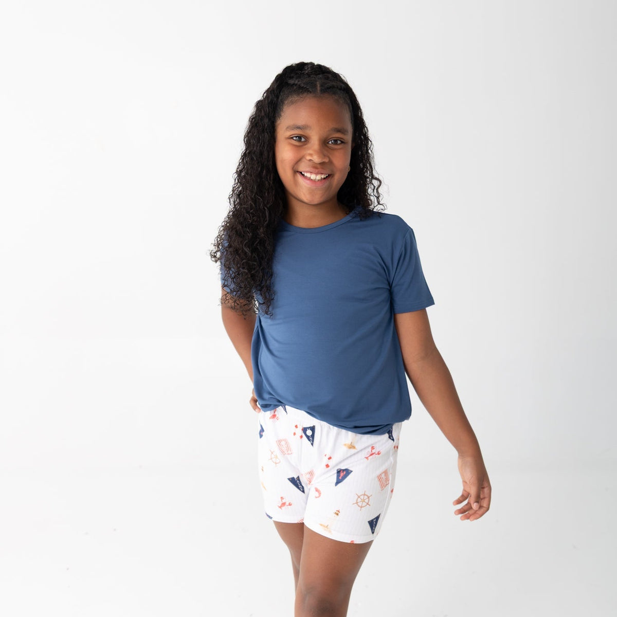Nautical Youth Girls Shorts Set
