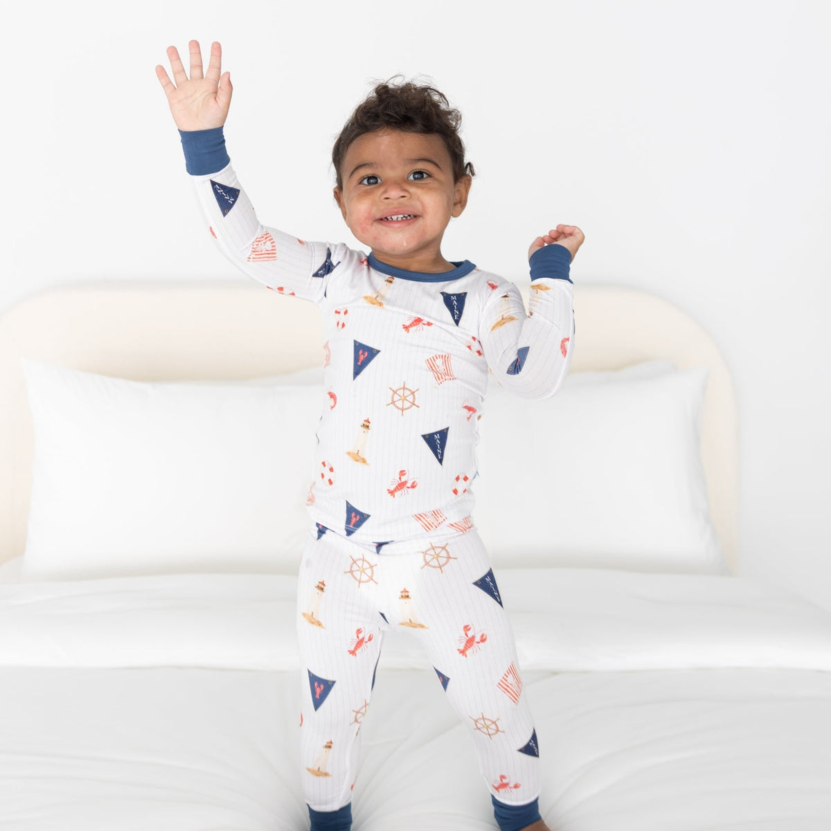 Nautical Toddler PJs