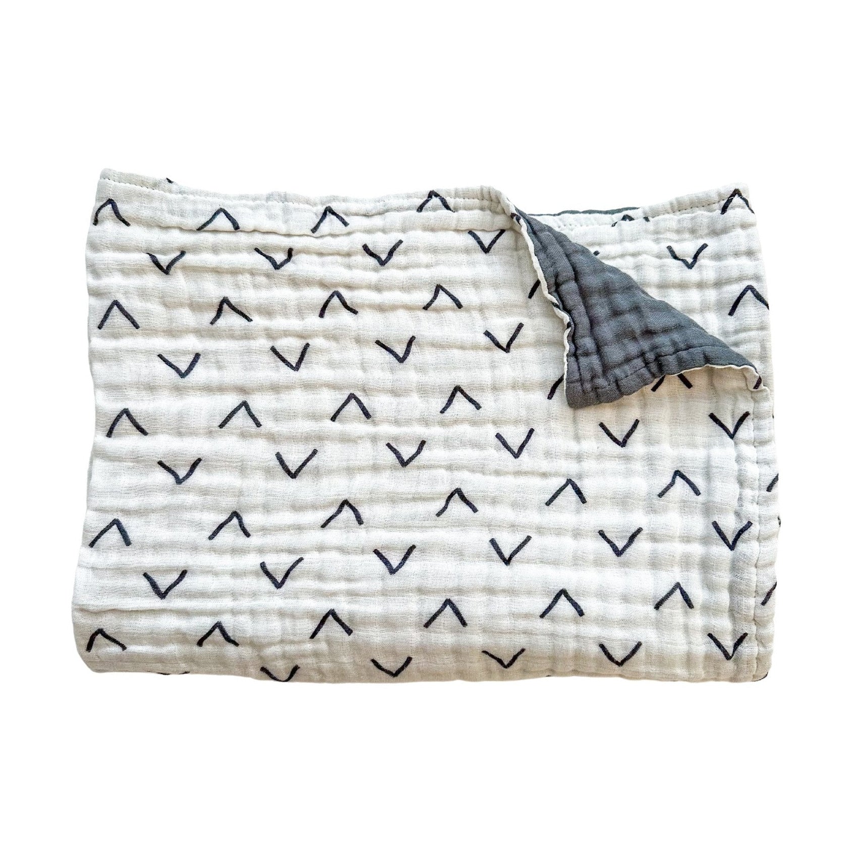 Black Arrow Organic Muslin Cotton 6-Layer Baby Blanket