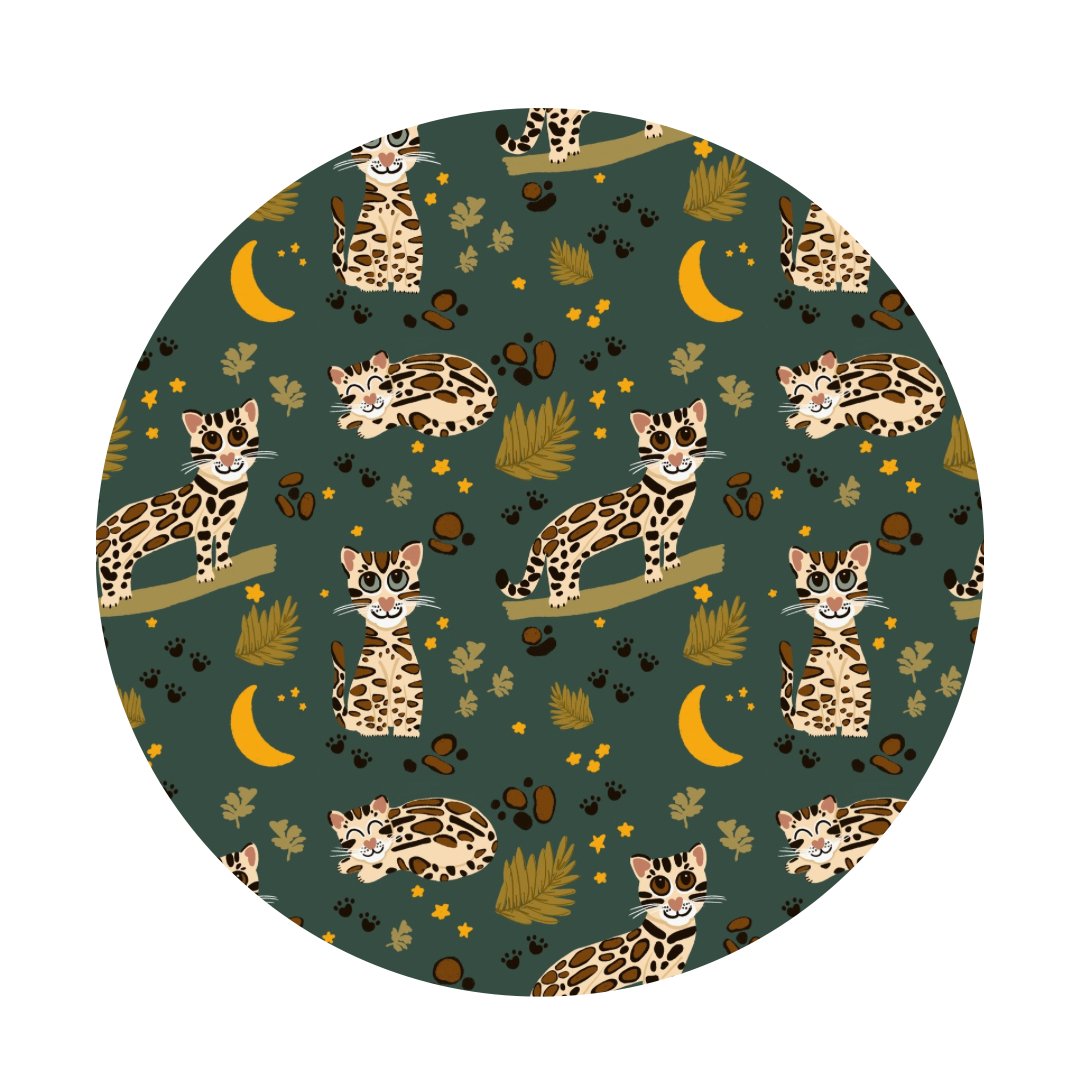 Ocelot Reversible Double Layer Bamboo Blanket