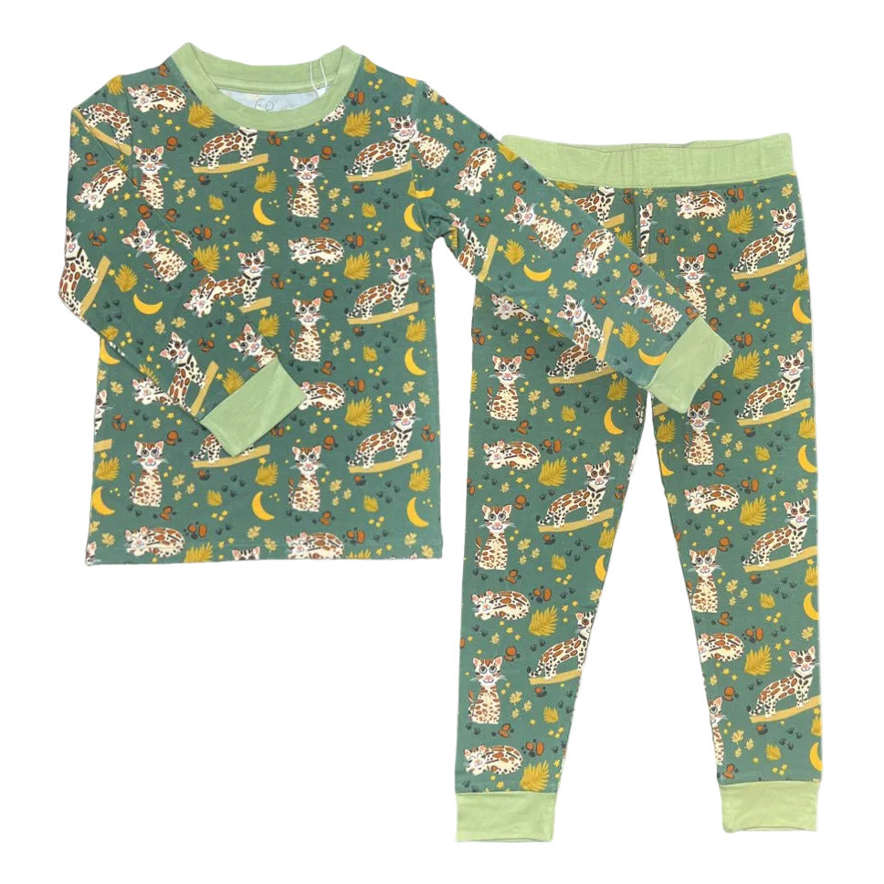 Ocelot Kids Two-Piece Pajamas