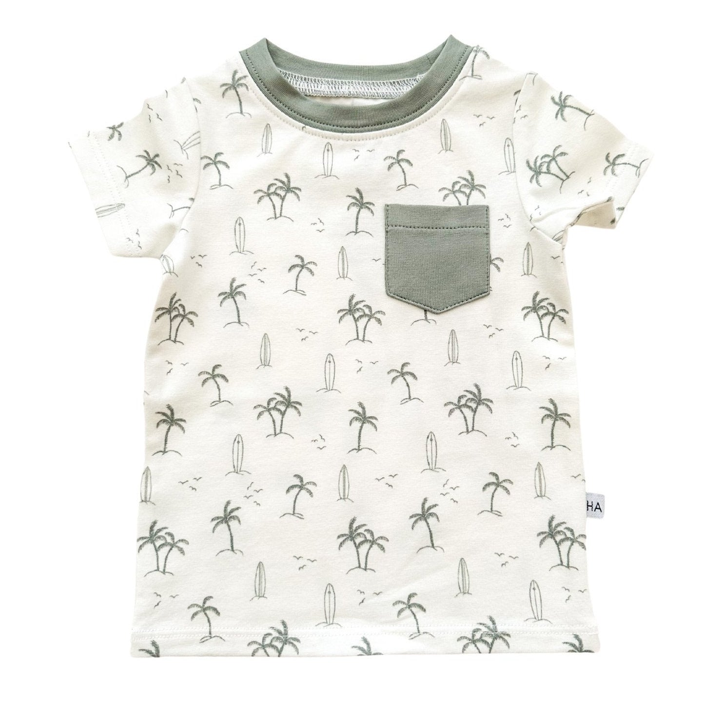 Organic Cotton Palm Beach Boys Shirt