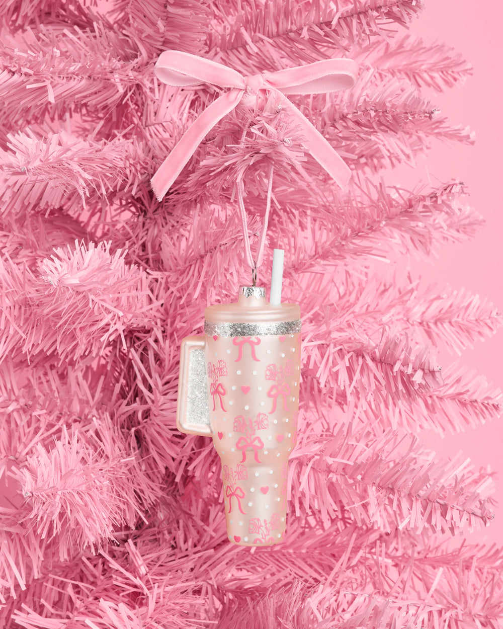 Girly Tumbler Ornament - glass ornament