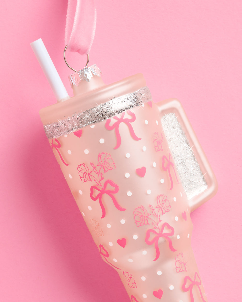 Girly Tumbler Ornament - glass ornament