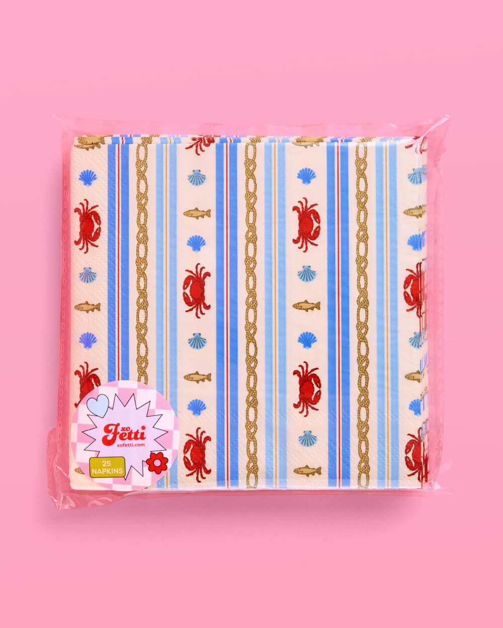 Nautical Napkin Set - 25 paper napkins