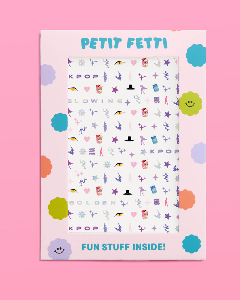 Kpop Nail Stickers - 4 sheet set