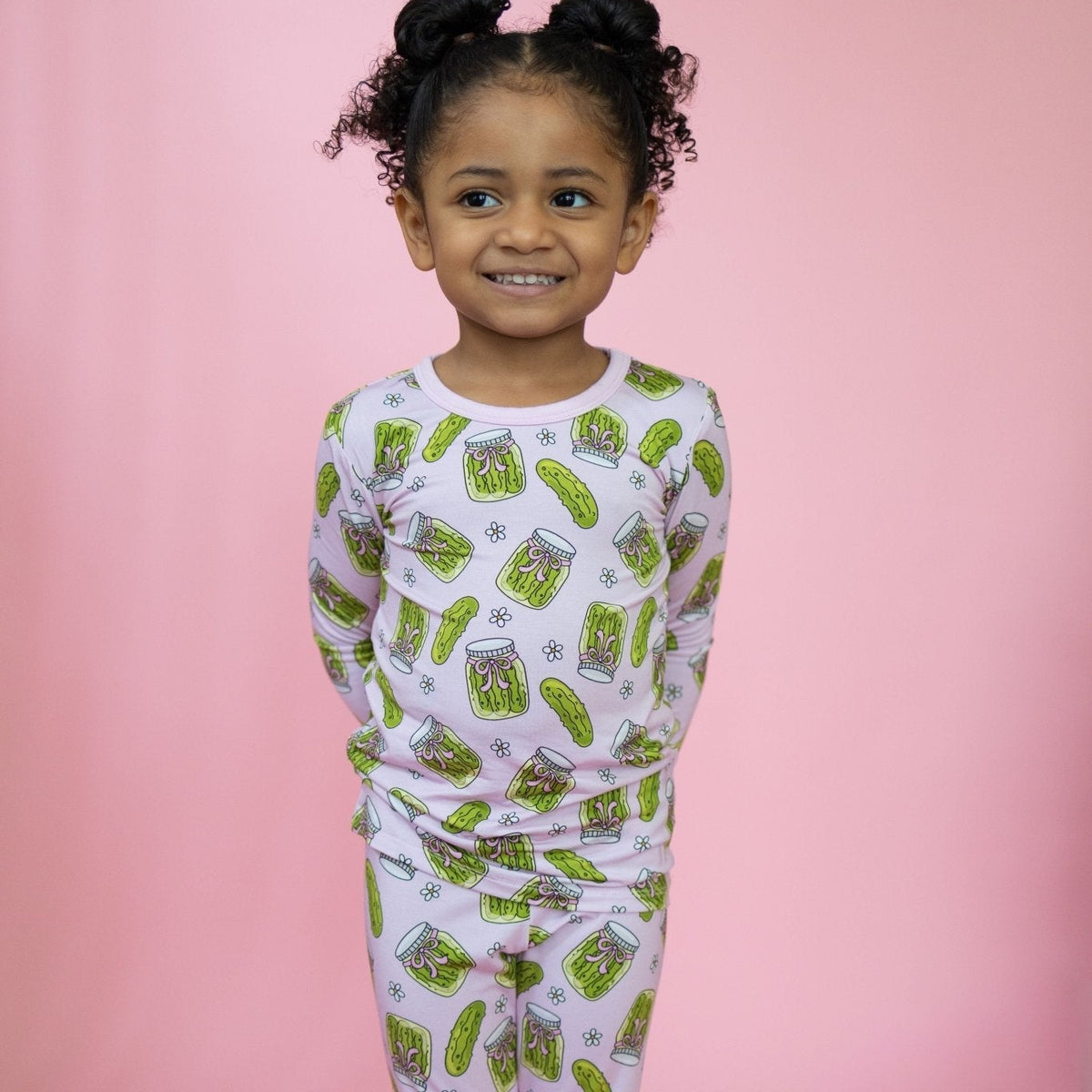 Pickled Pink Toddler PJs