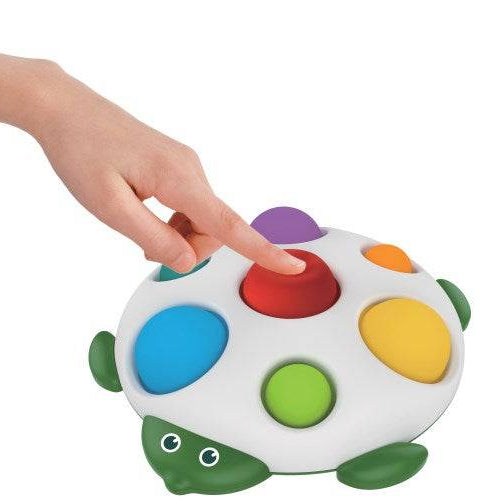 SENSORY POPS TURTLE Infant Push Pop Toy