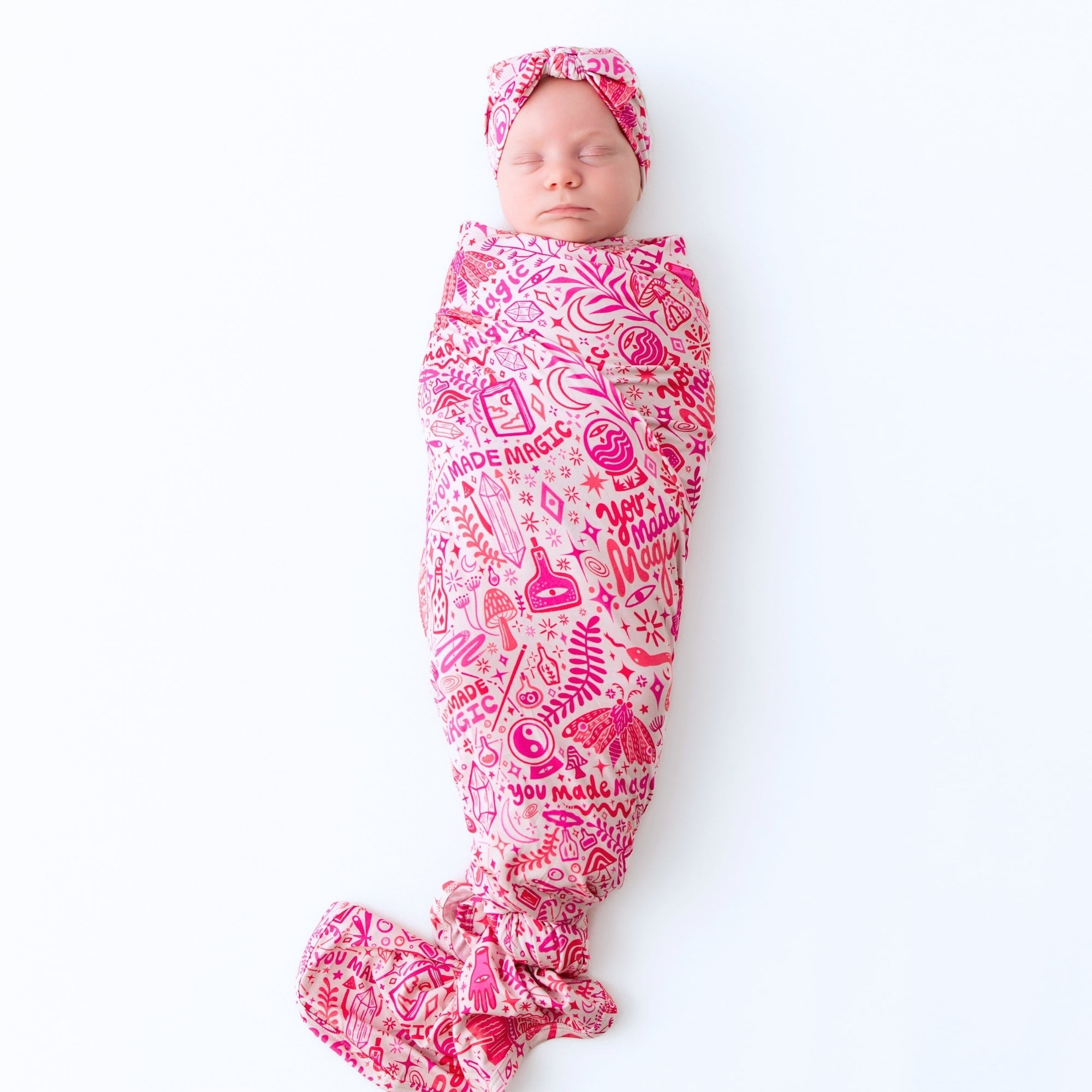 The Forever Swaddle Blanket | Mystic Mama (Pink)