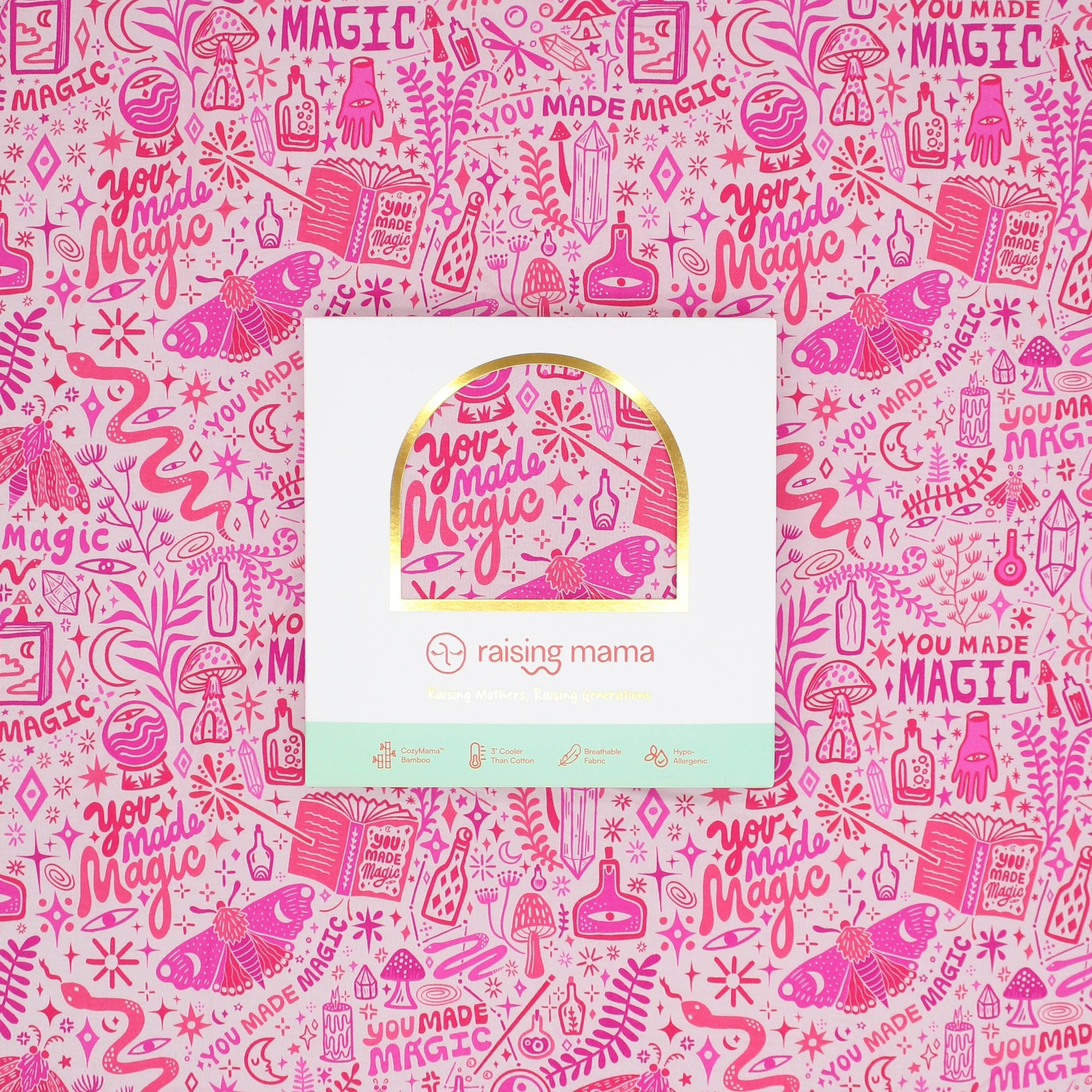 The Forever Swaddle Blanket | Mystic Mama (Pink)