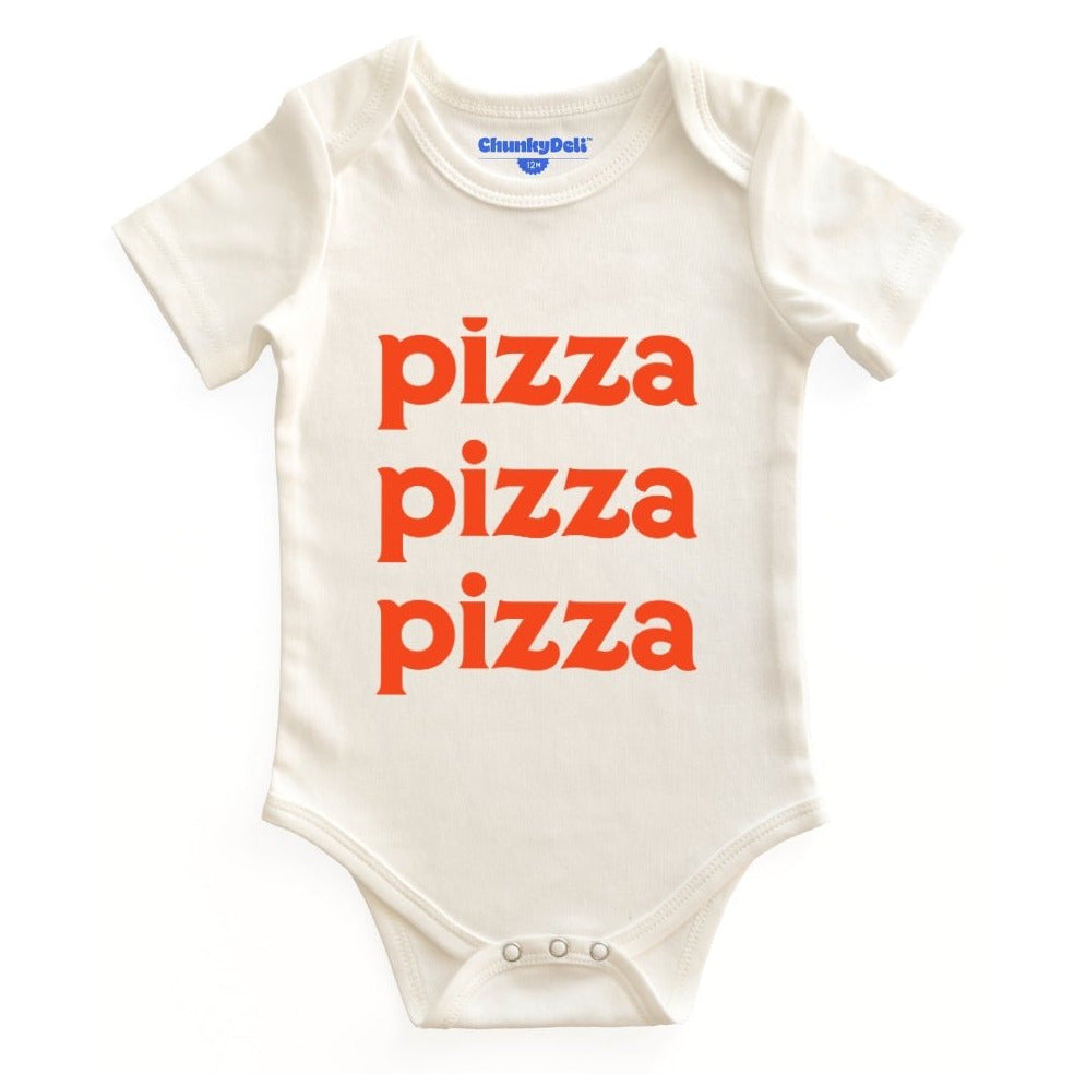 Pizza Pizza Pizza Baby Bodysuit