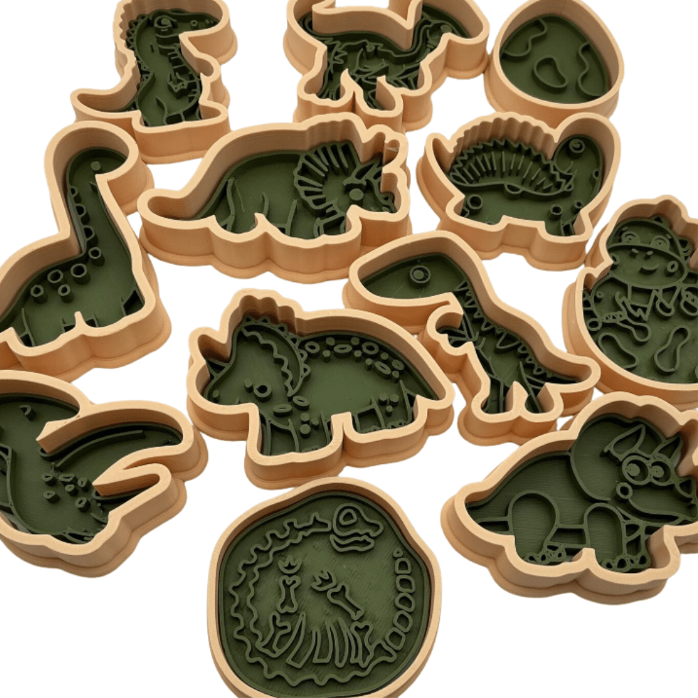 Play Dough Stamp & Cutter - Set of 2