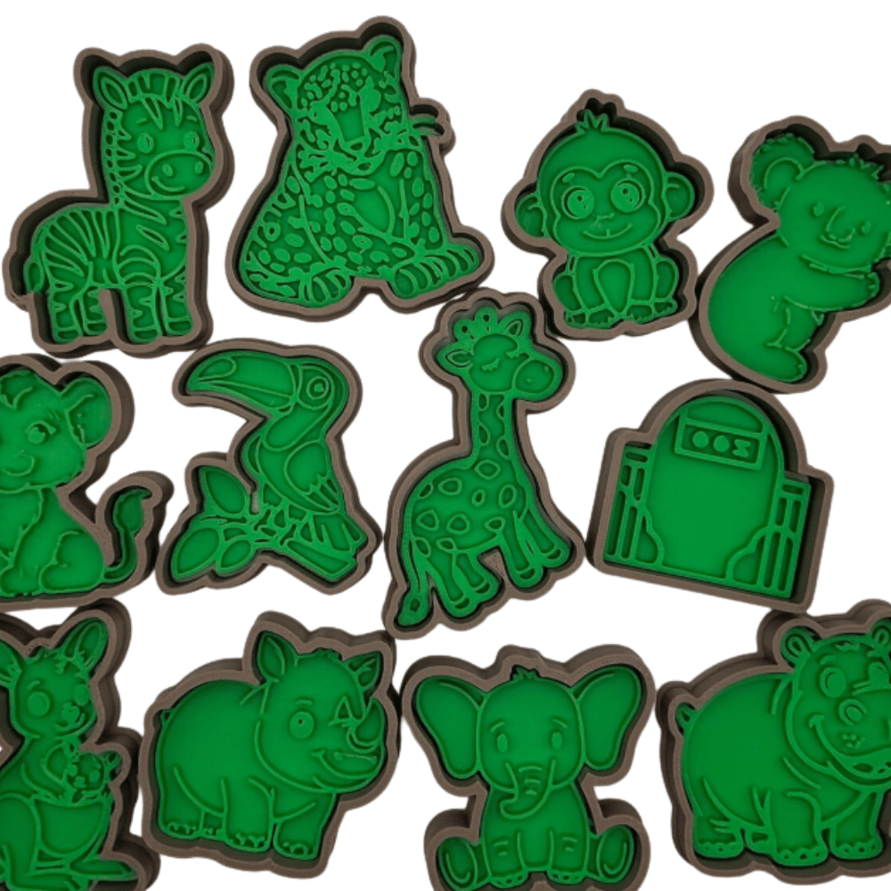 Play Dough Stamp & Cutter - Set of 2