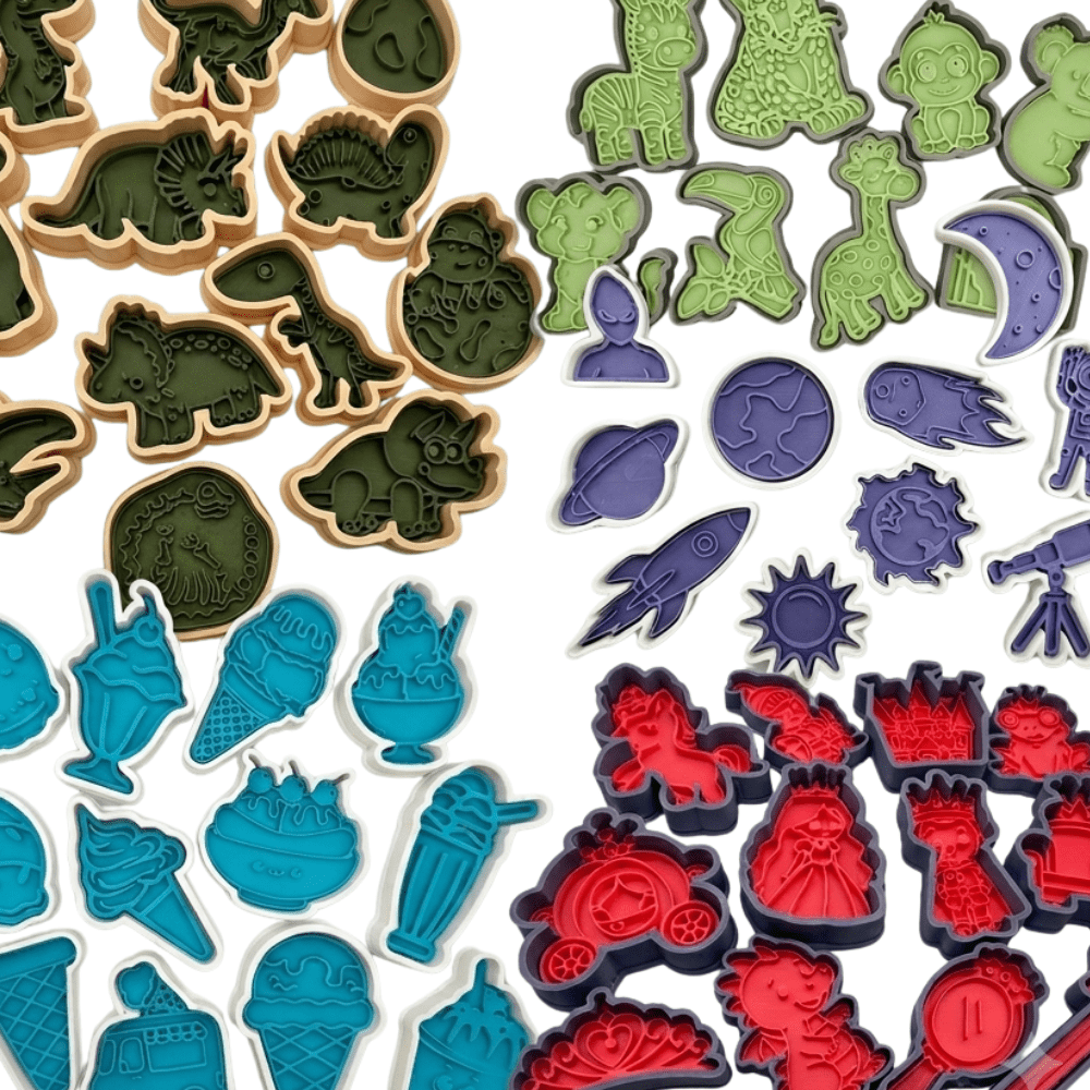 Play Dough Stamp & Cutter - Set of 2