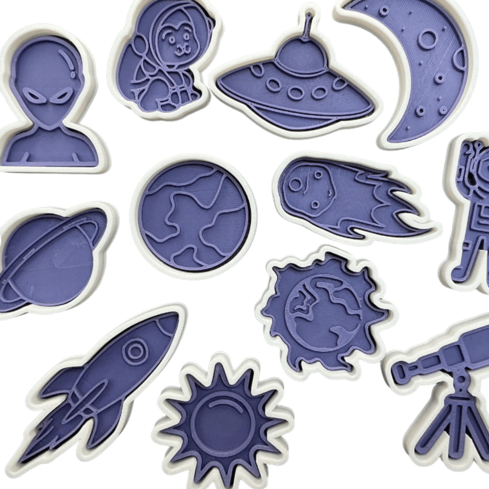 Play Dough Stamp & Cutter - Set of 2