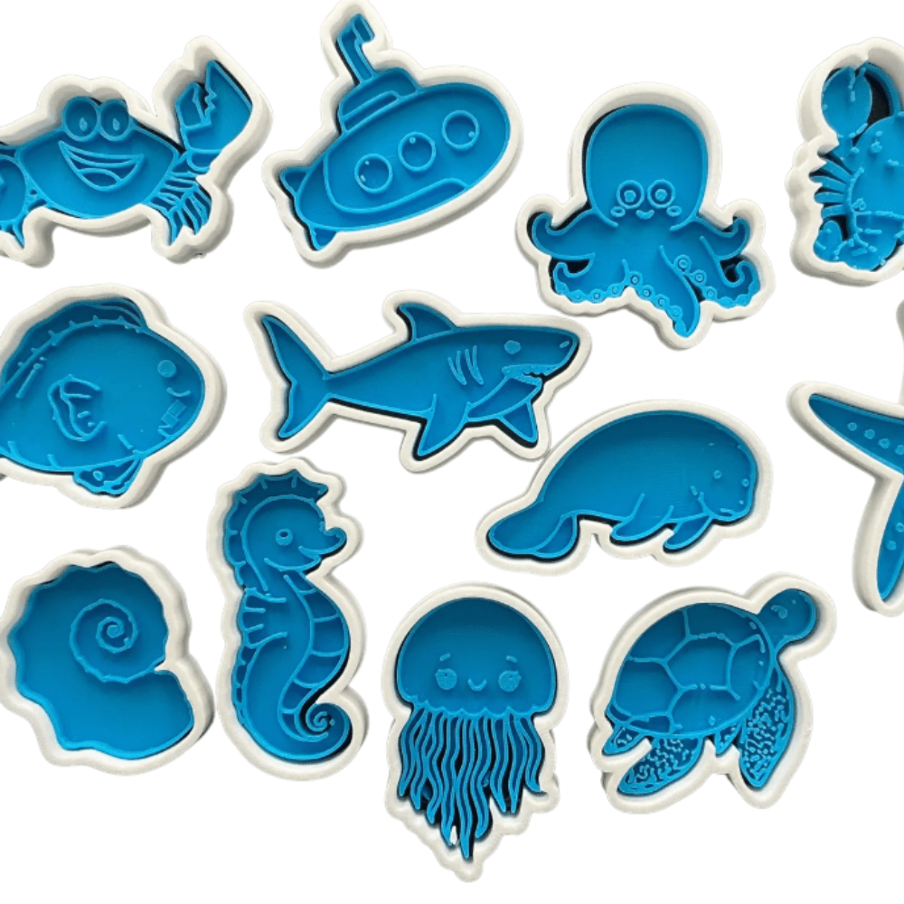 Play Dough Stamp & Cutter - Set of 2