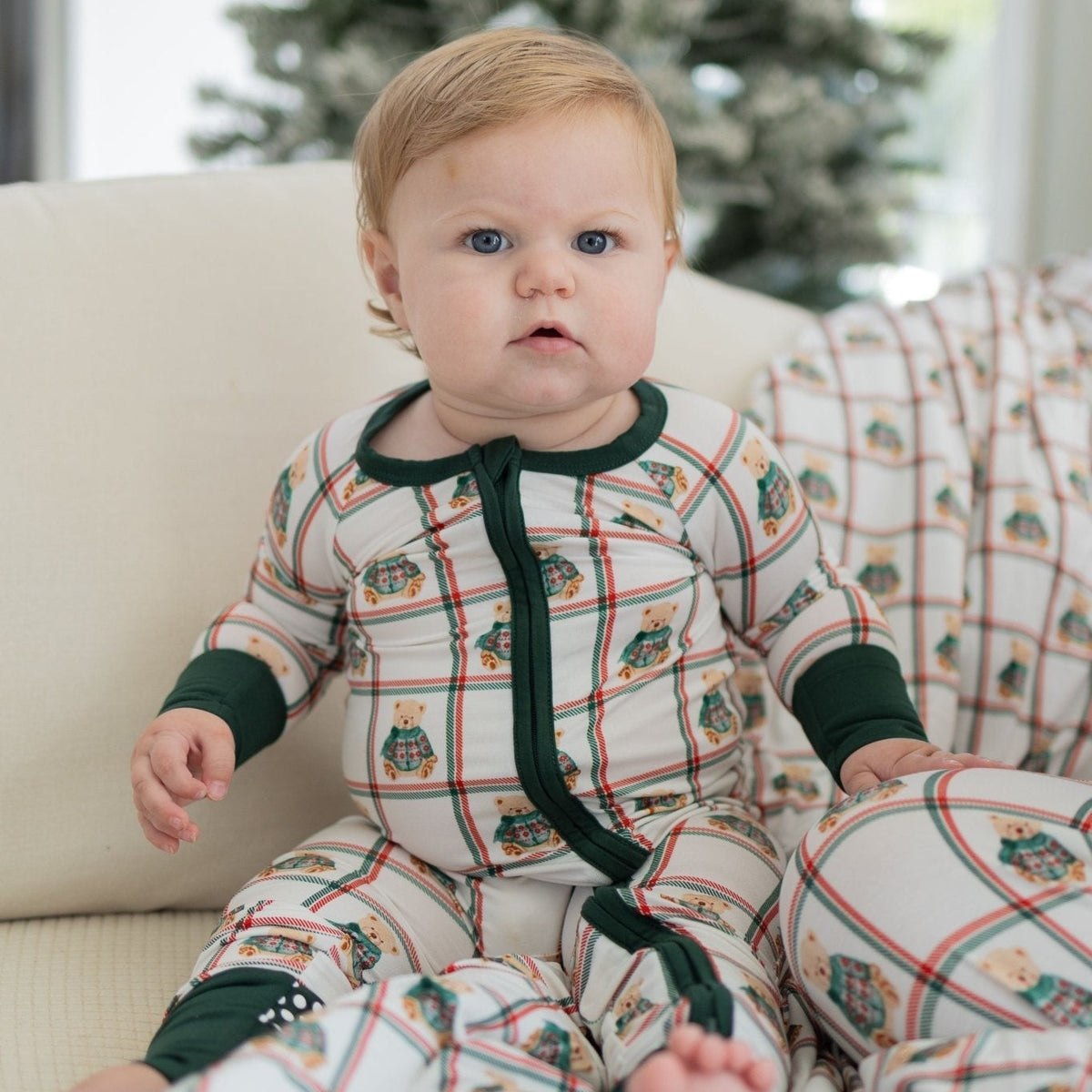 Vintage Teddy Baby PJs