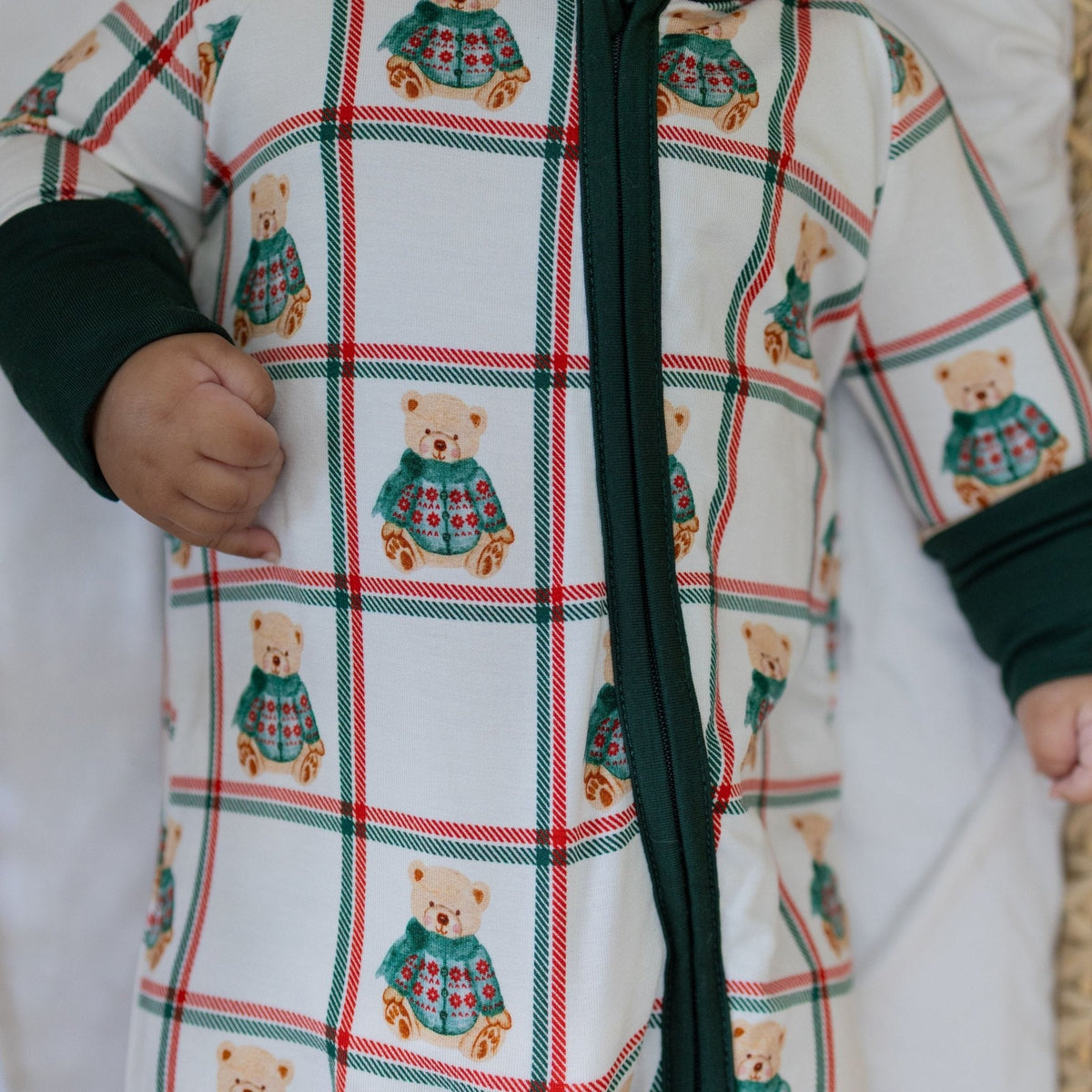 Vintage Teddy Baby PJs