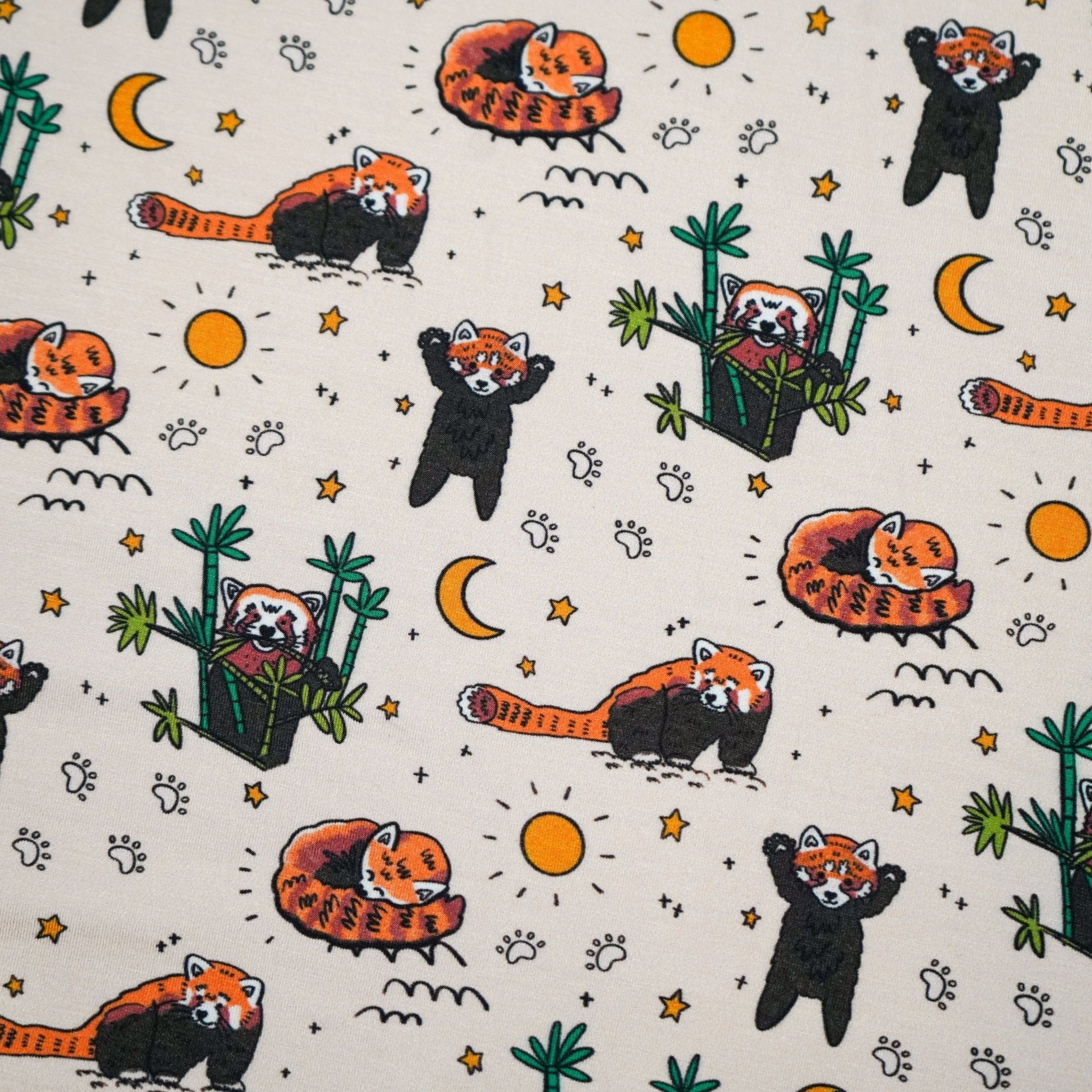 Red Panda Reversible Double Layer Bamboo Blanket