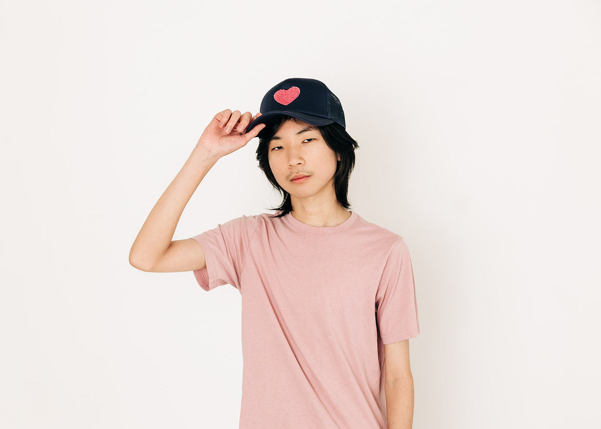 Terry Heart Trucker Hat
