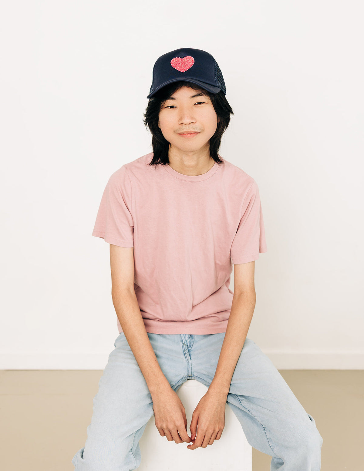 Terry Heart Trucker Hat