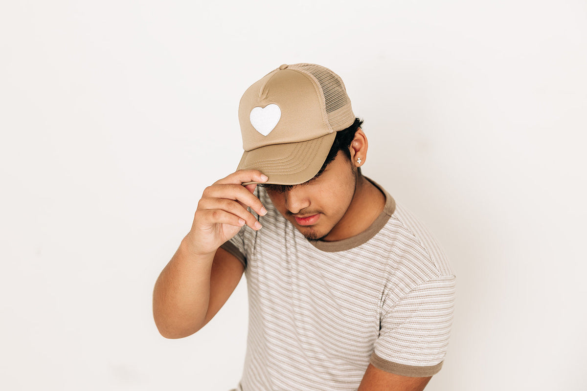 Terry Heart Trucker Hat