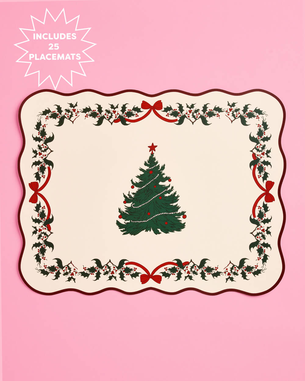 Seasons Greetings Placemats - 25 placemats