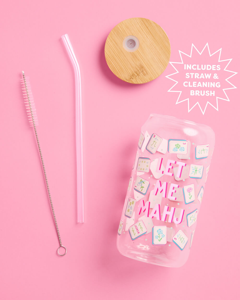 Mahj All Day Tumbler - 16oz tumbler + straw set