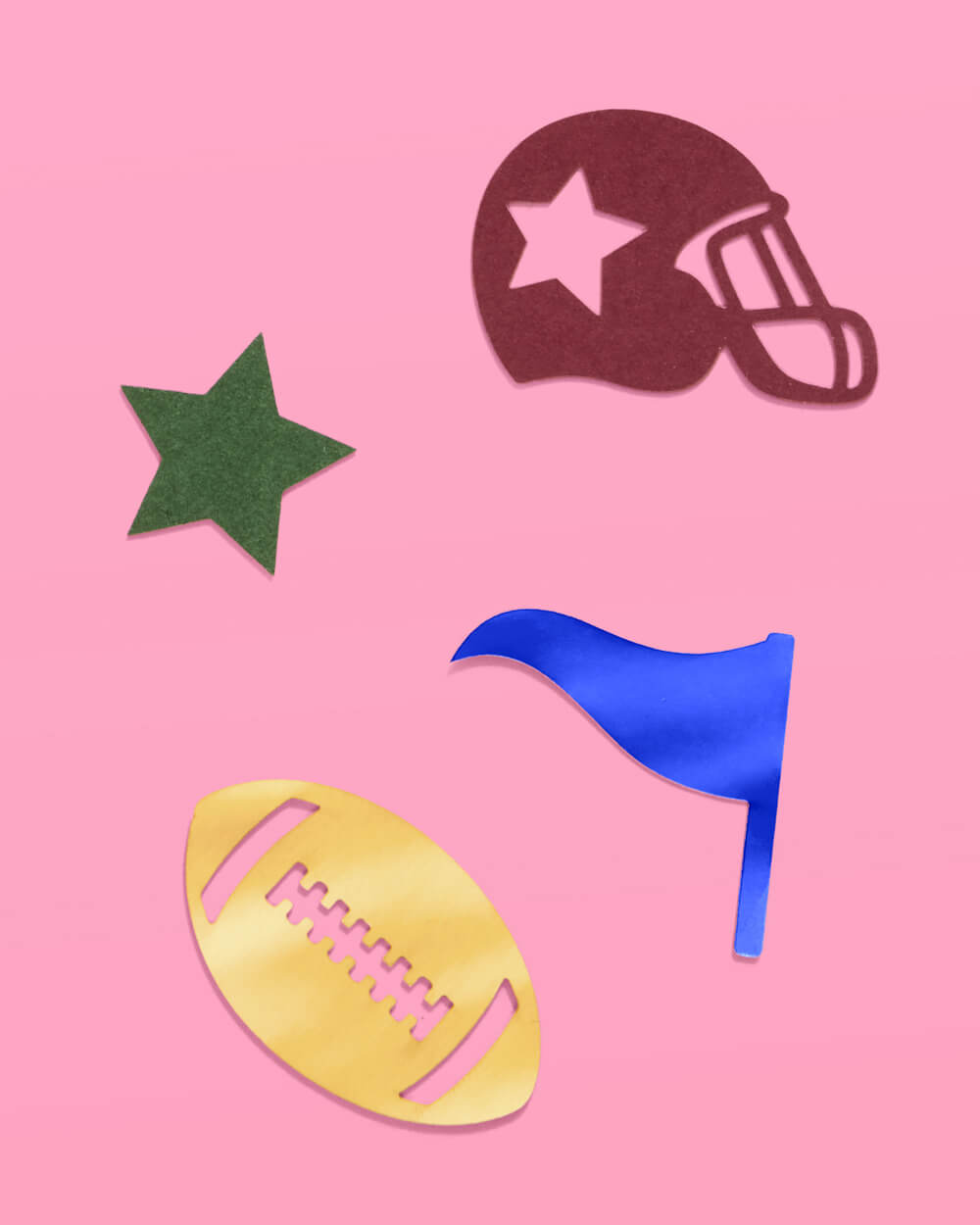 Varsity Confetti - 200 pc foil confetti