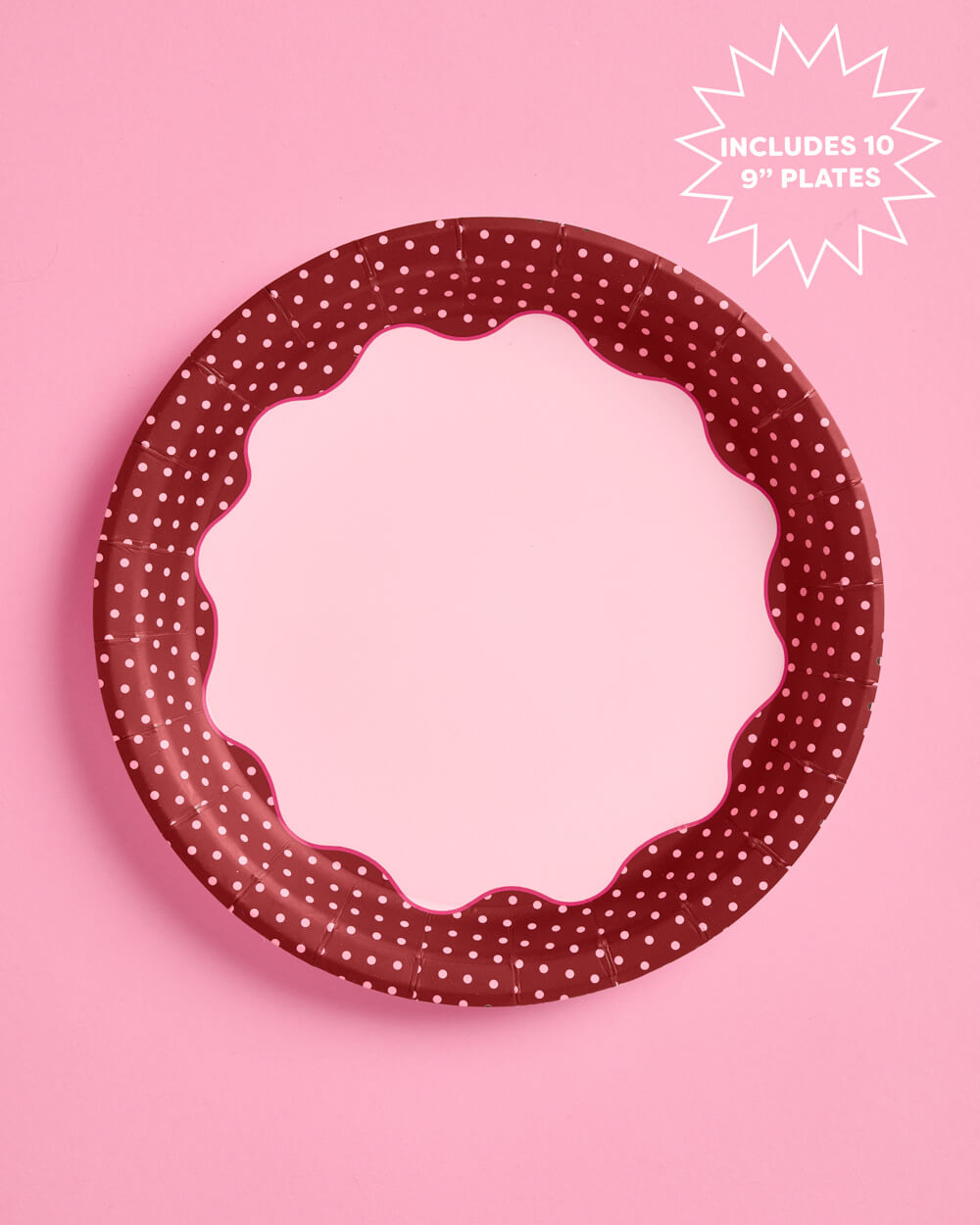 Wine Not Plates - 10 paper plates, 9in