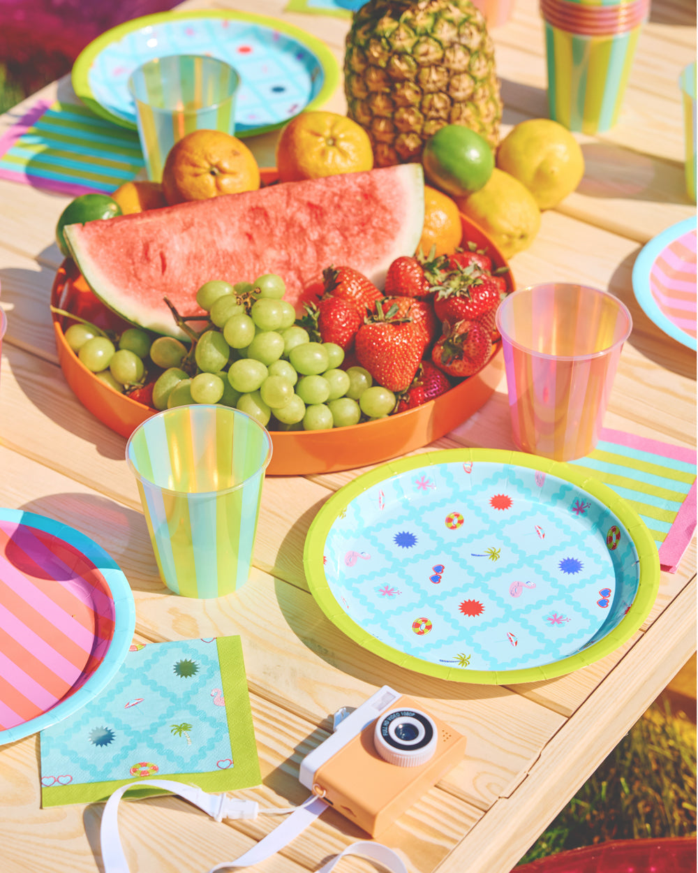 Pool Party Plates - 24 paper plates