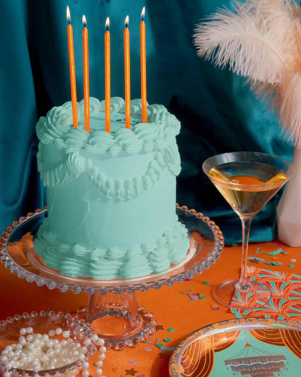 Showgirl Candles - 10 glitter candles