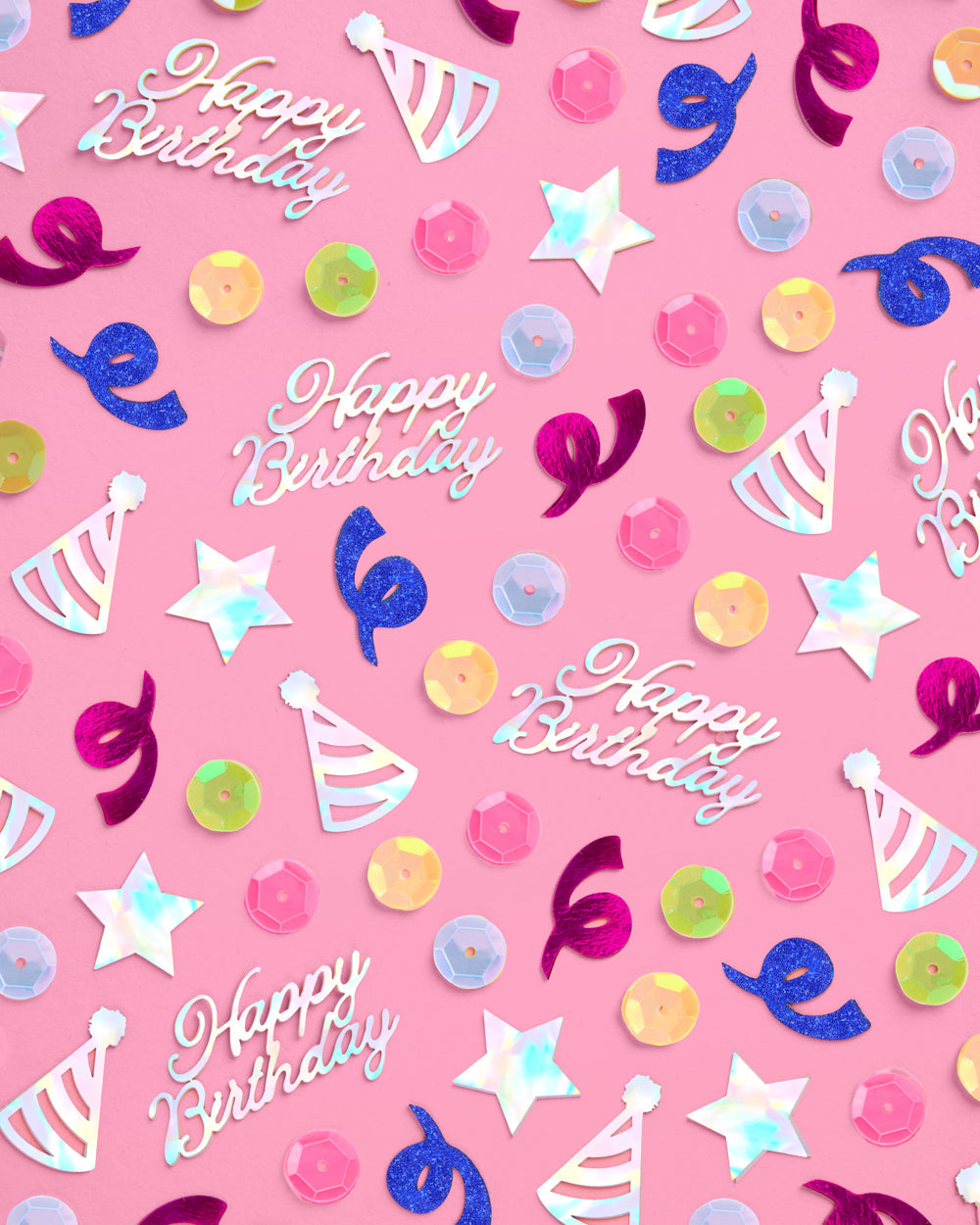 Rainbow Birthday Confetti - 200 pc foil confetti