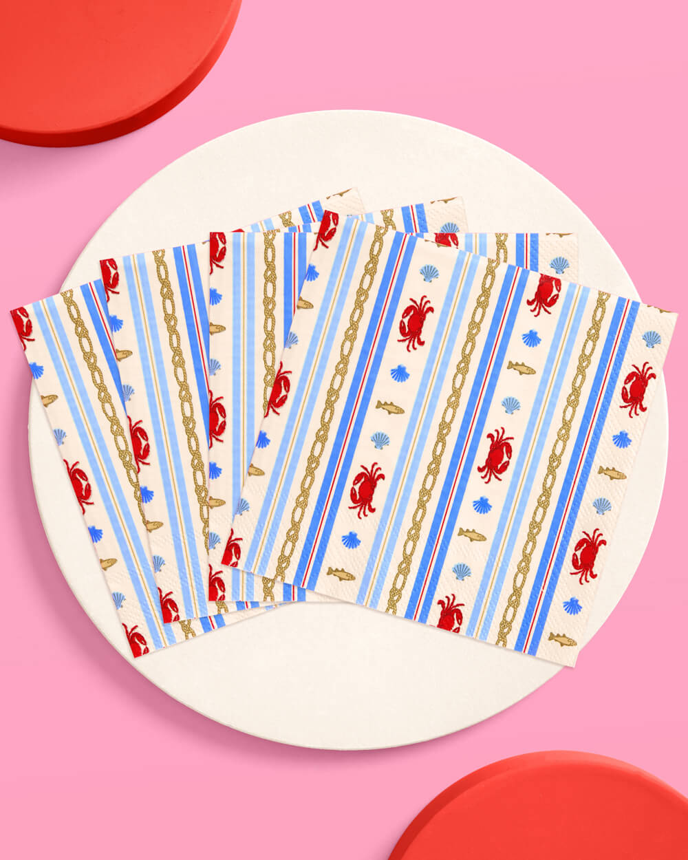 Nautical Napkin Set - 25 paper napkins