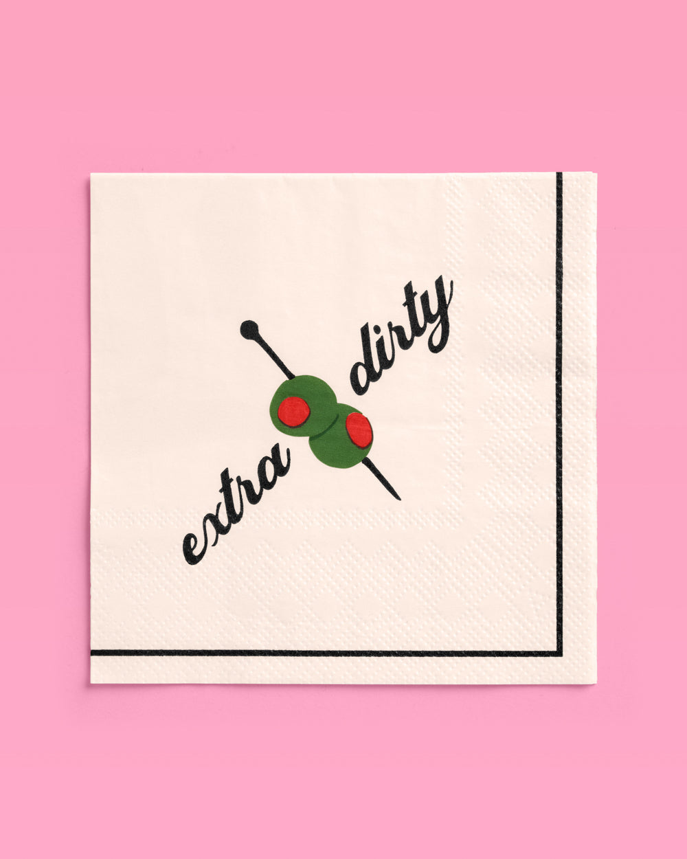 Extra Dirty Trio - plates, napkins, + tablecloth