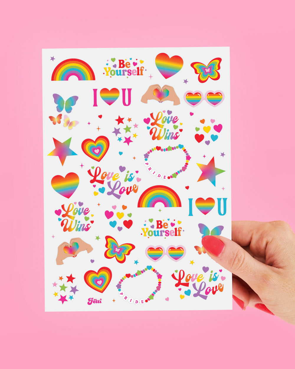 Pride Tats - 54 temporary tattoos